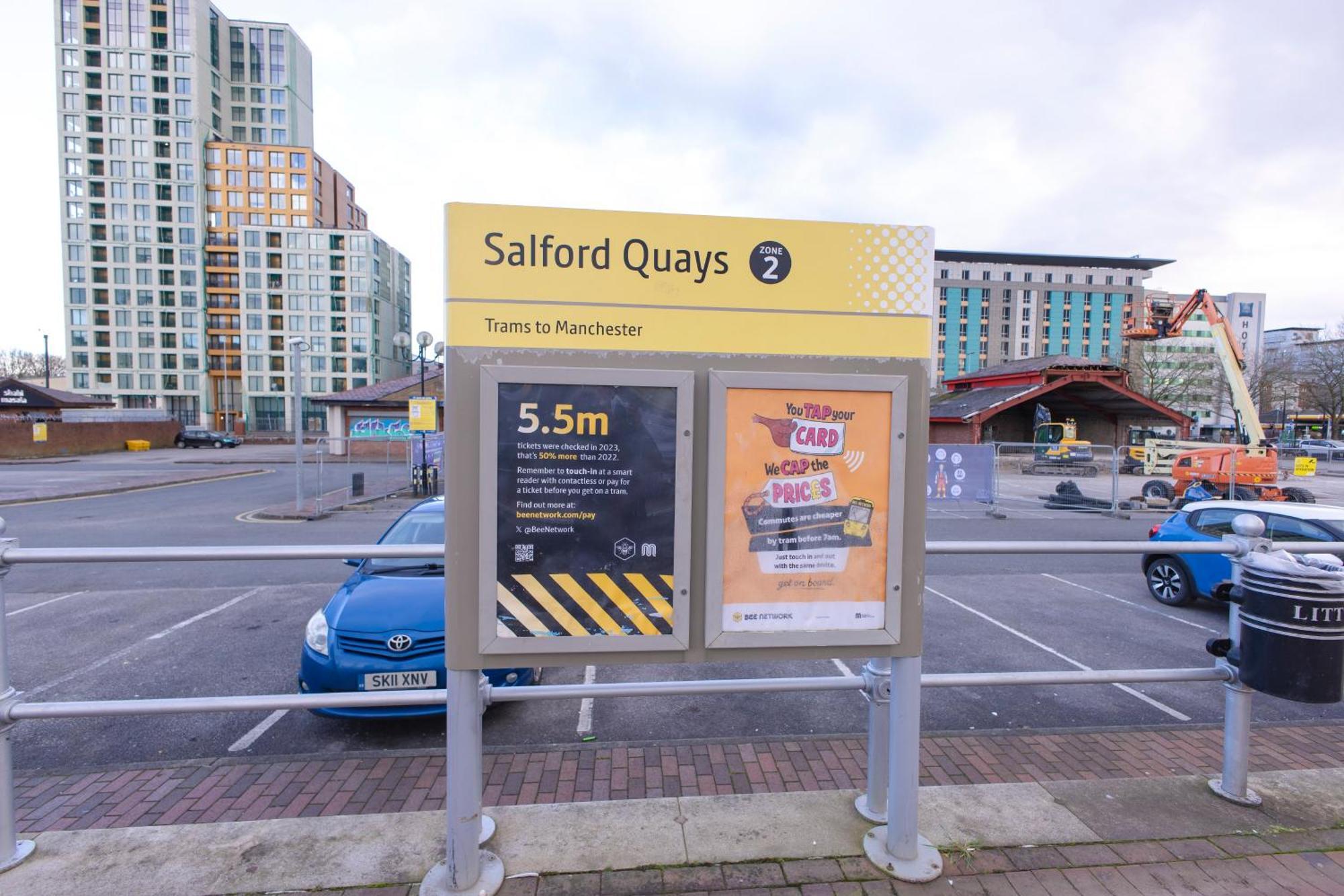 Quayside Penthouse 2 Bedroom Ensuite Near Media City & Manchester United Esterno foto